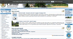 Desktop Screenshot of comune.cavour.to.it